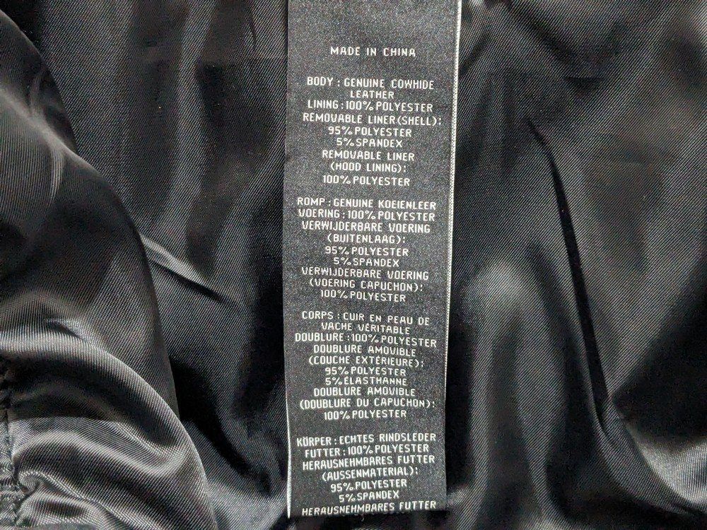 Harley-Davidson ハーレーダビッドソン バック刺繍シングルレザー  