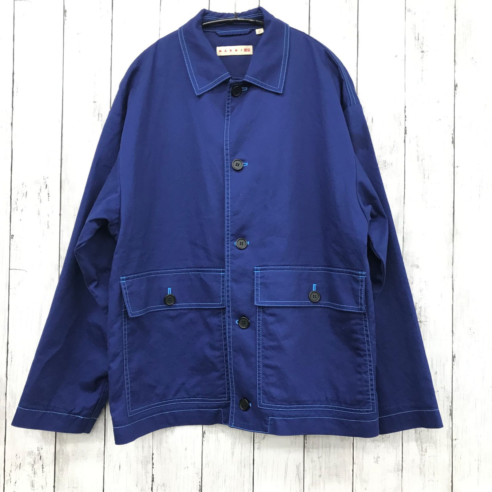 【新品タグ付き】UNIQLO×MARNI オーバーサイズユーティリティジャケット ユニクロ・マルニ】大人の逸品！ユニクロとマルニコラボアイテム