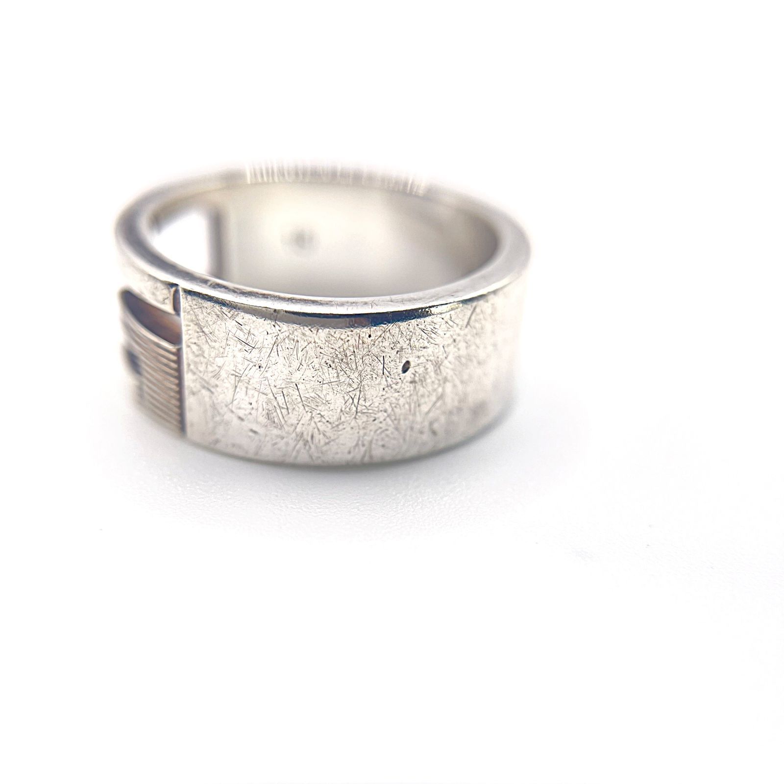 GUCCI グッチ ブランデッド Gロゴ リング カットアウト 【15】日本