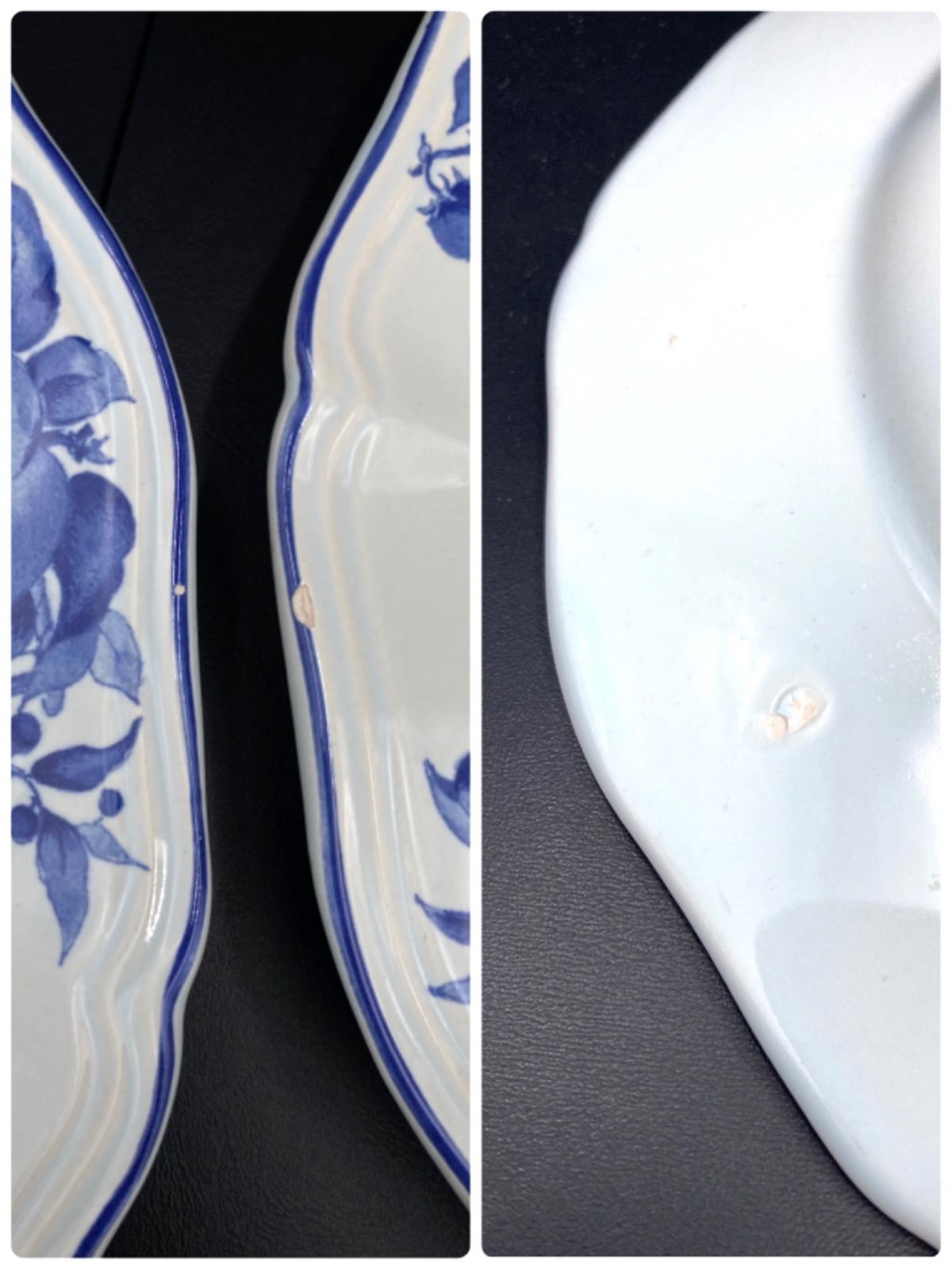 MZ179) LUNEVILLE 25.5cm プレート 4枚セット 現状品 / リュネヴィル