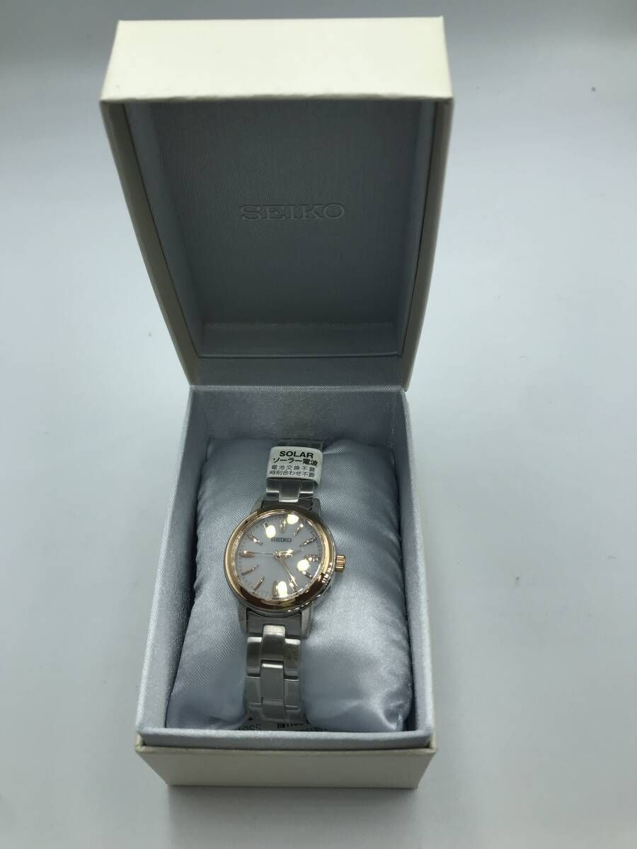 |箱潰れ有り セイコー SEIKO SELECTION ソーラー 電波時計 腕時計 レディース SSDY018