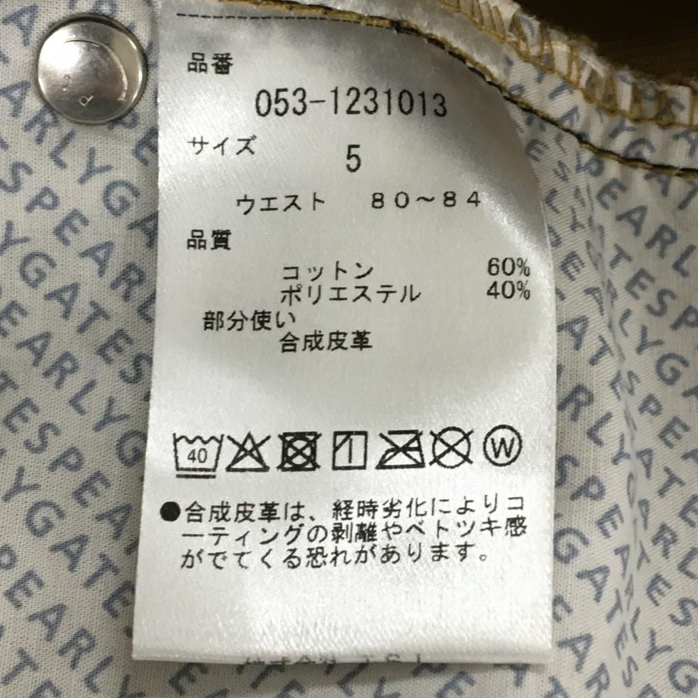 パーリーゲイツ×Disney パンツ ライトブラウン ミッキー コラボ メンズ 5 L ゴルフウェア PEARLY GATES LLC-HASEGAWATOSO_COM