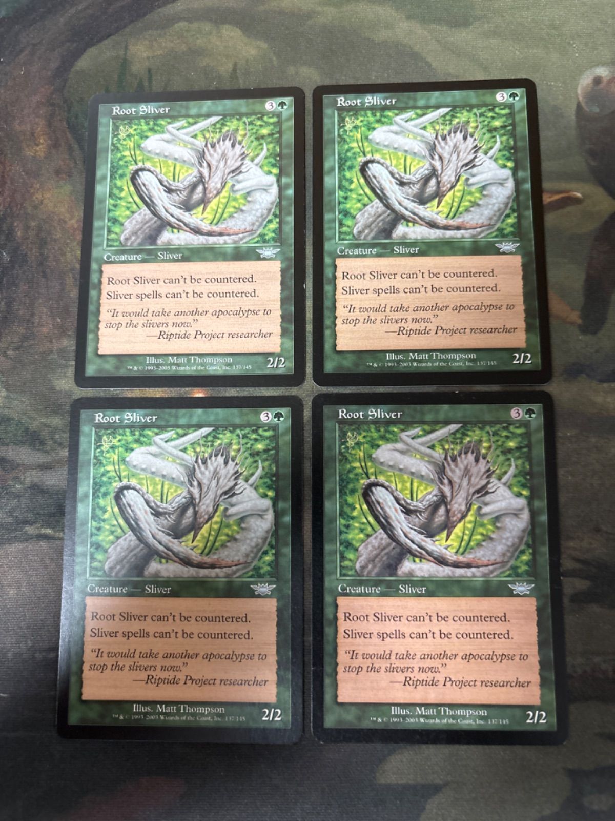 FOIL/墓所スリヴァー/レギオン/日本語版/MTG 4枚 マジック：ザ