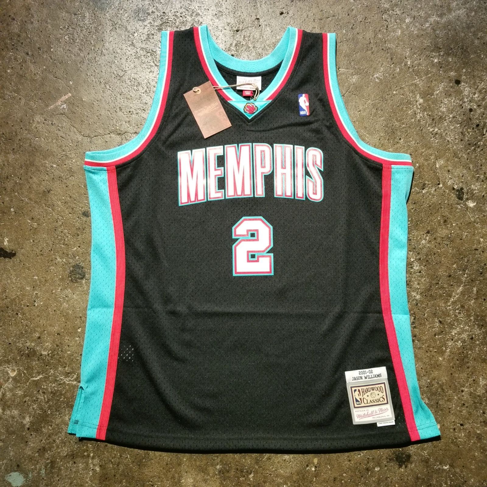 Mitchell-Ness Jason Williams 2 Memphis Grizzlies 2001|02 Swingman Jersey XL ミッチェル＆ネス NBA ジェイソンウィリアムス グリズリーズ スウィングマンジャージ ユニフォーム