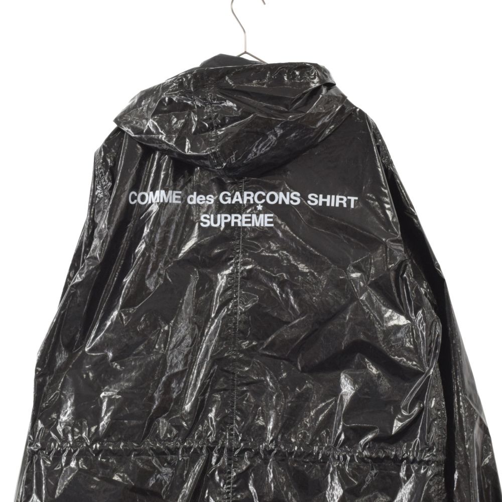 ＜希少＞コムデギャルソンシャツ×シュプリーム17SSフィッシュテールコート 希少＞コムデギャルソンシャツ×シュプリーム17SSフィッシュ