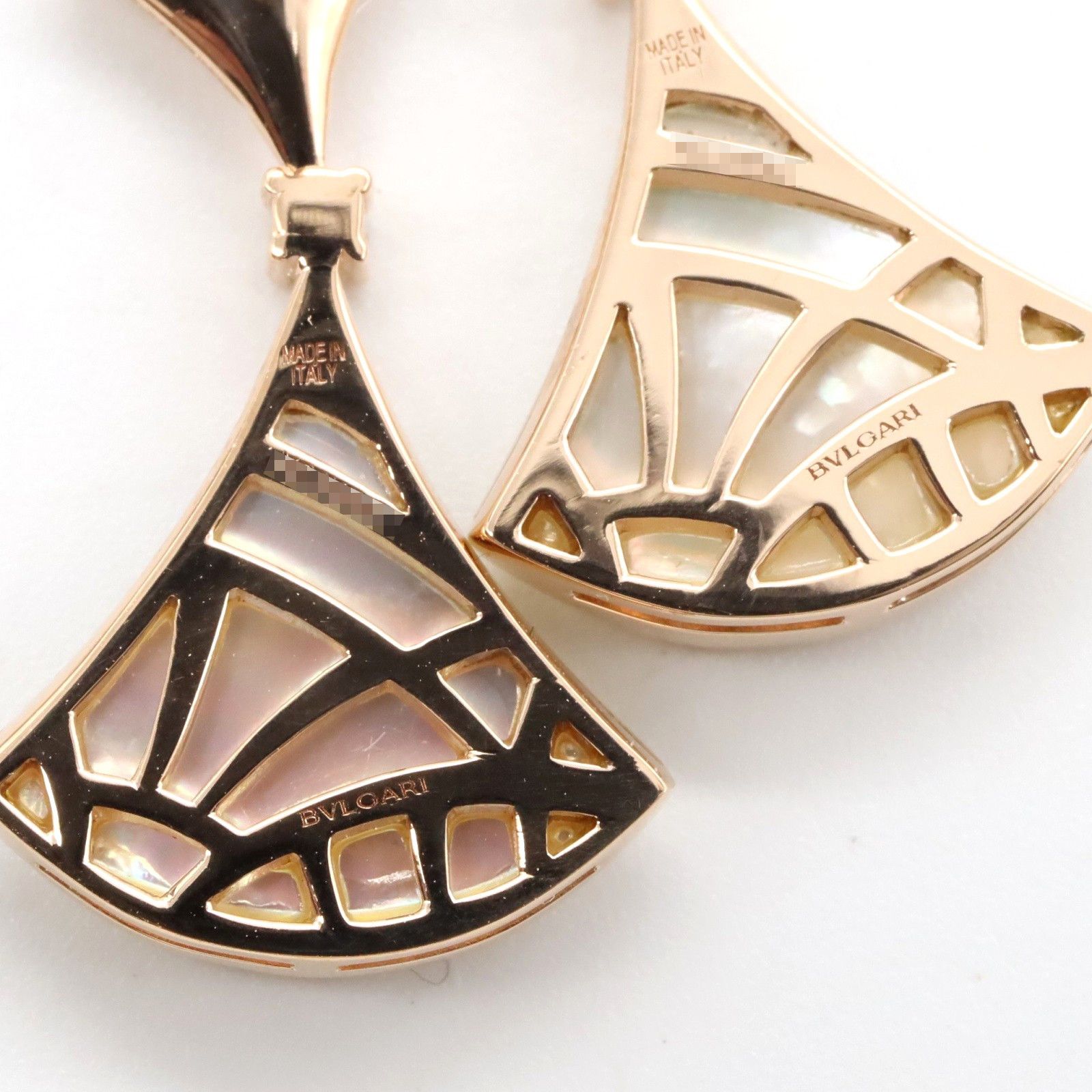 BVLGARI ブルガリ ディーヴァ ドリーム ピアス マザーオブパール