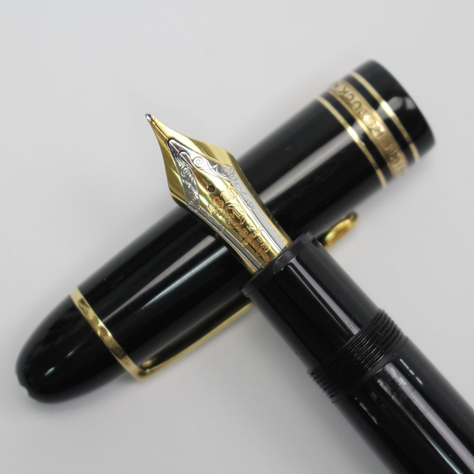 MONTBLANCマイスターシュテュック万年筆、ボールペンセット(現状渡し商品)