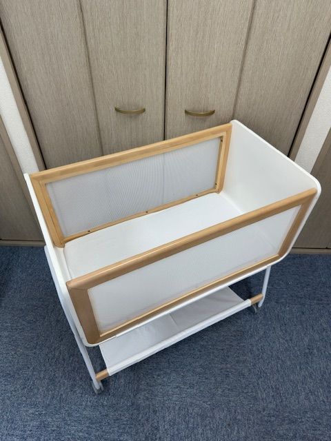 （送料無料)リリワゴン2 グレー　説明書、マット付き リリワゴンⅡ yamatoya 大和屋 ベビーベッドのレンタル | リリワゴンⅡ