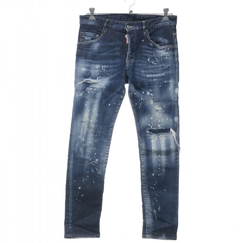 中古】DSQUARED2 Skater Jean デニムパンツ 48 S71LB0944 ブルー 