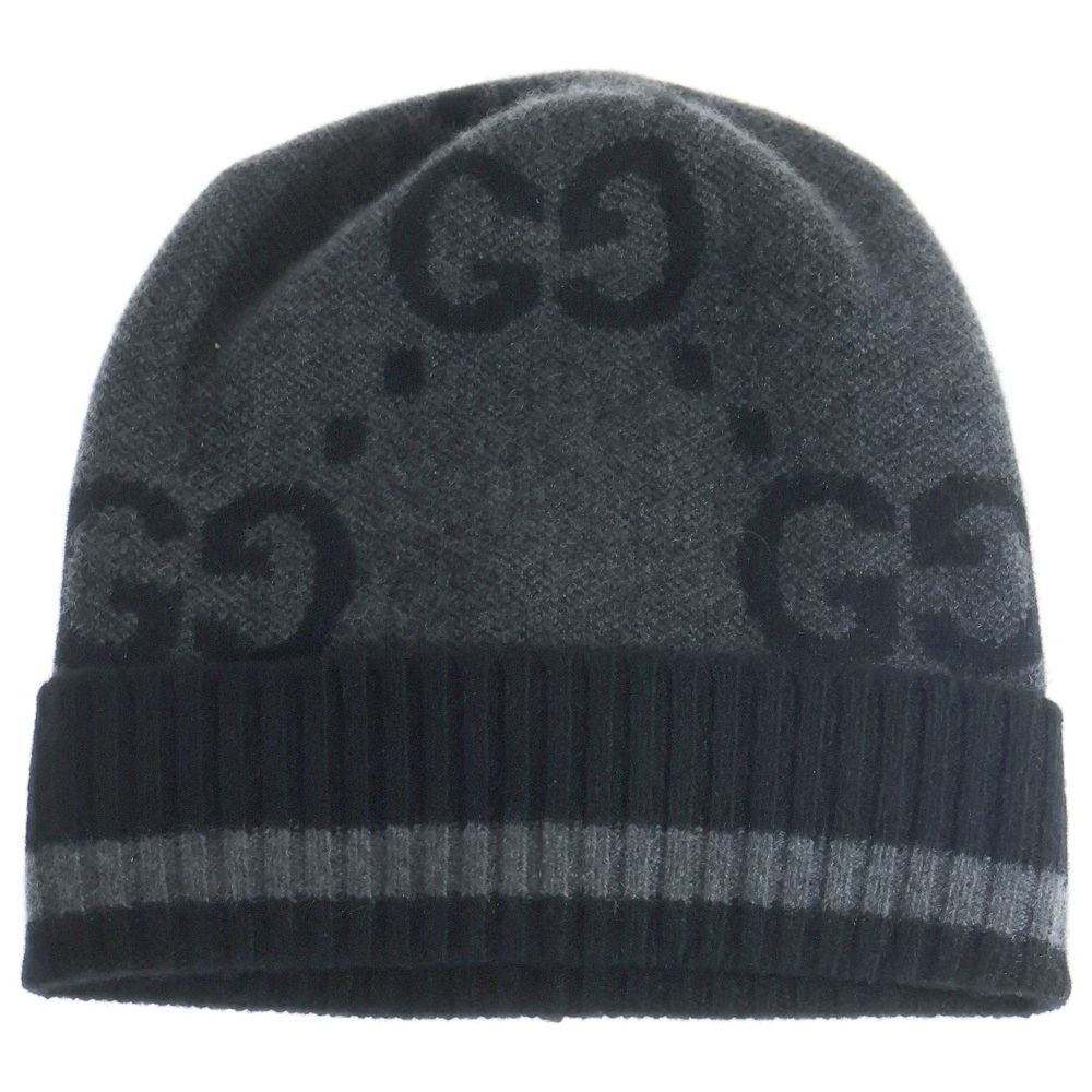 【極美品】　GUCCI   グッチ　 ニット帽　ビーニー　シルク　カシミヤ　赤 GUCCI ジャカードニットカシミヤ ビーニー | NET-A-PORTER