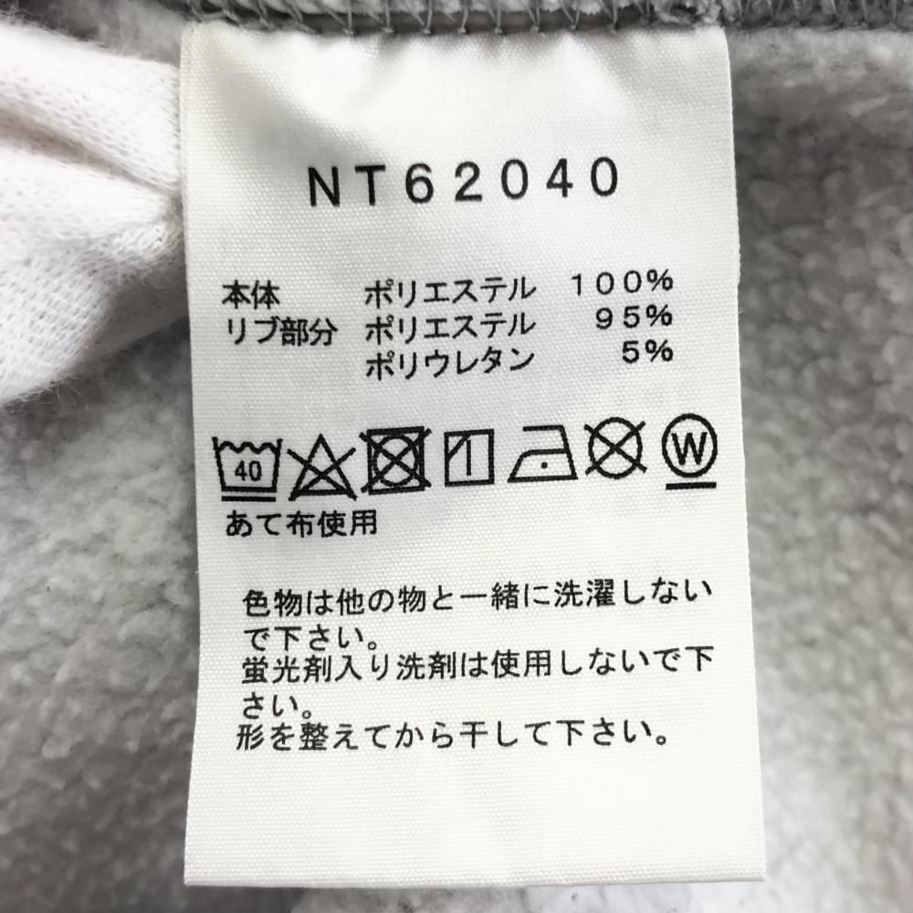 【中古】THE NORTH FACE バックスクエアロゴフーディ サイズL グレー NT62040 ザノースフェイス[17]