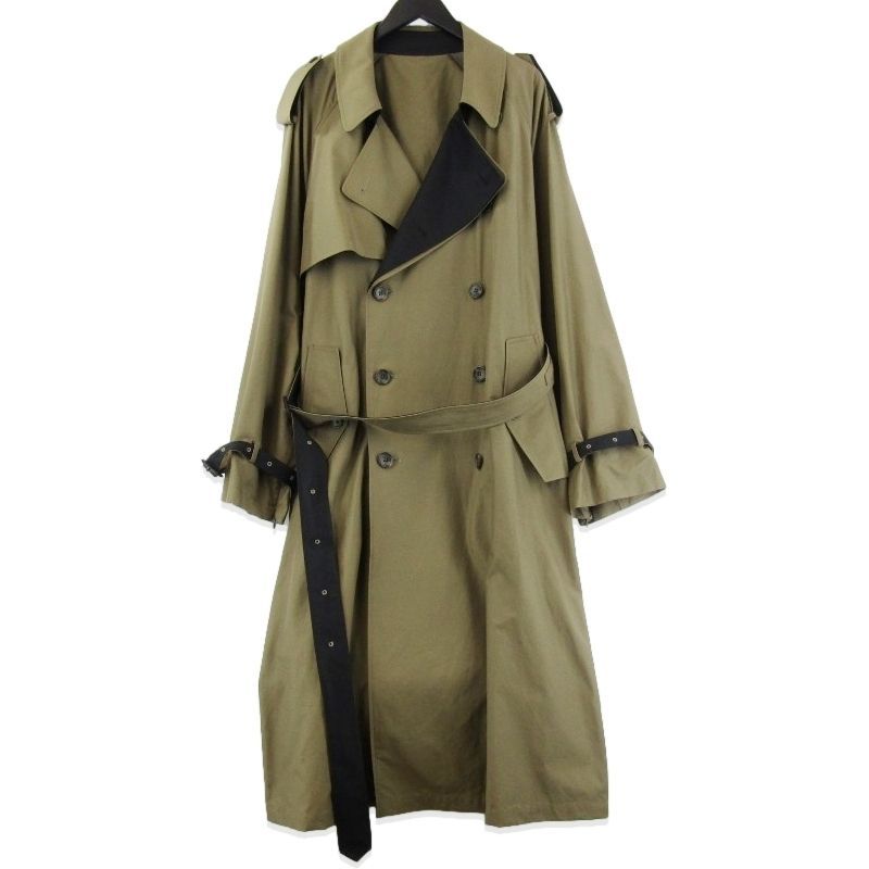 stein 23ss Contrast Trench Coat