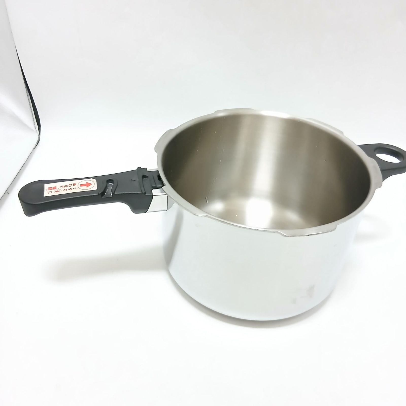 No.3835 アサヒ軽金属 日本製 圧力鍋 5.5L ゼロ活力なべ L 1升炊き レシピ付き IH対応 ガス対応