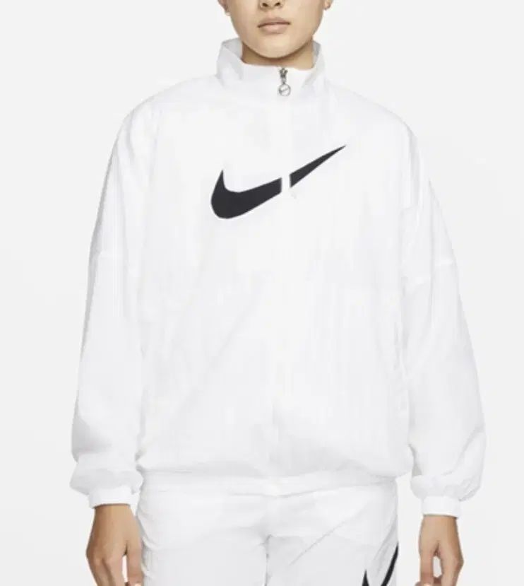 NIKE ナイキ レディース ウィンドブレーカー ビックスウォッシュ ウーブン ジャケット 白 M