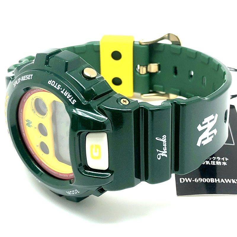 メリー　 DW-6900BHAWKS-3 南海ホークス 緑メタリック DW-6900BHAWKS-3JR G-SHOCK×南海ホークス 1,000本限定コラボモデル