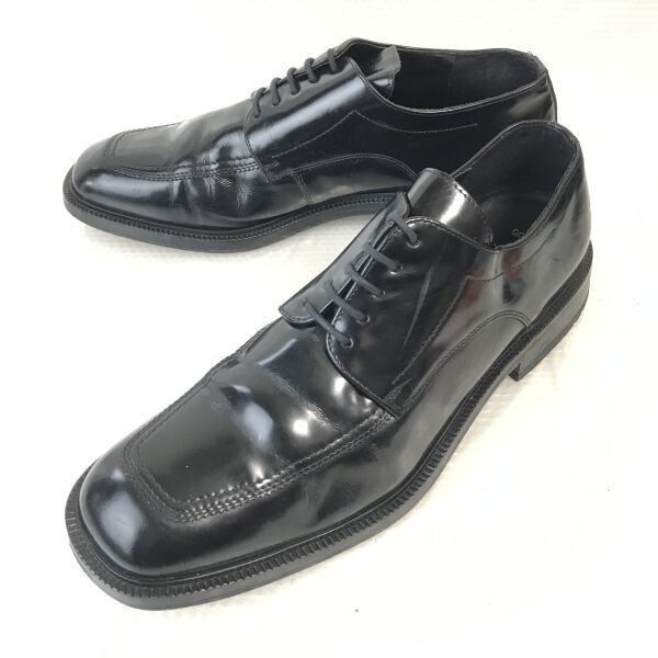 定価3万↑ドイツ製 LLOYD ロイド 本革 Uチップ 11 46 29.0-29.5 黒 BLACK ビジネス dress shoes◆E-41