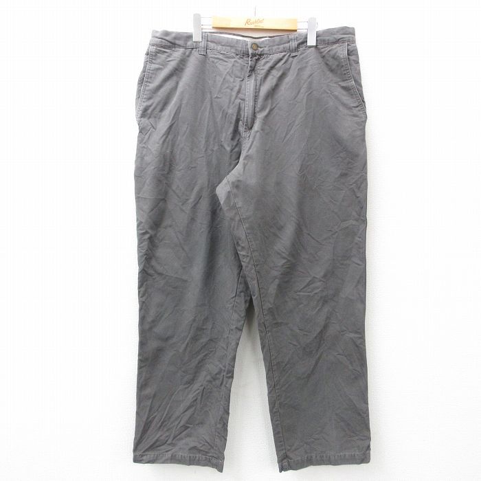 W39/古着 コロンビア パンツ メンズ 00s ダック地 大きいサイズ コットン グレー 25jan20 中古 ボトムス ロング