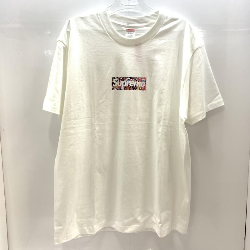 Supreme×村上隆 COVID-19 Relief Box Logo Tee White L シュプリーム 92