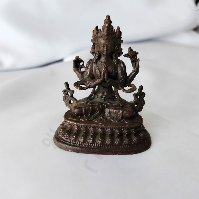 銅器 香炉 象耳龍鳳薫香炉 茶道香炉 香道具 工芸品 置物 大象耳双龍戯