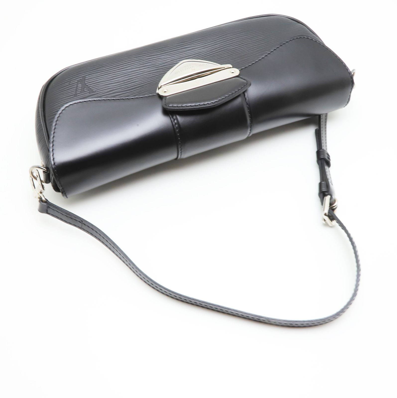 ルイヴィトン ポシェット モンテーニュ エピ ノワール ハンドバッグ 