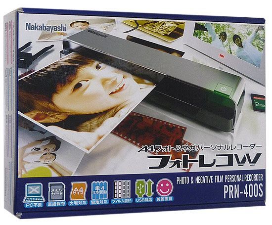 ナカバヤシ フォトレコW PRN-400S SDカードに簡単保存 Nakabayashi