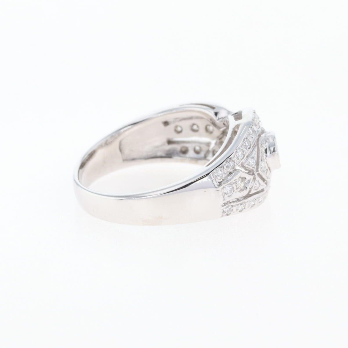 メレダイヤ デザインリング 指輪 リング 8.5号 750 ダイヤモンド  