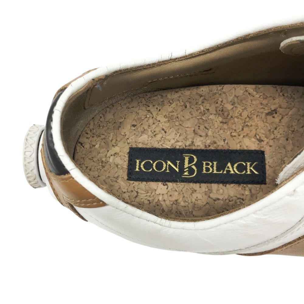 FOOT JOY フットジョイ ICON BLACK BOA/52032J ゴルフシューズ  ホワイト系 25 1/2 [240101468336] ゴルフウェア メンズ ストスト FOOT JOY フットジョイ ICON BLACK BOA/52032J ゴルフシューズ