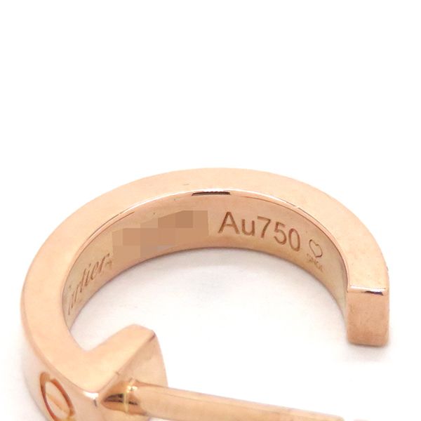 カルティエ Cartier ピアス ラブ LOVE フープピアス SM ミニラブ