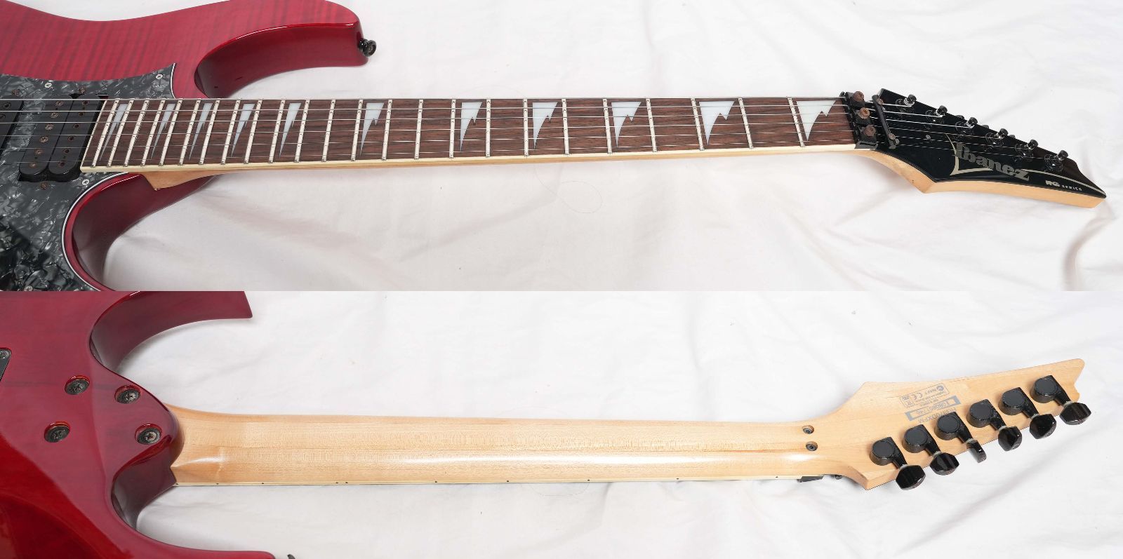 ☆Ibanez☆RG370DXFM TRD シースルーレッド HSHピックアップ搭載 2008