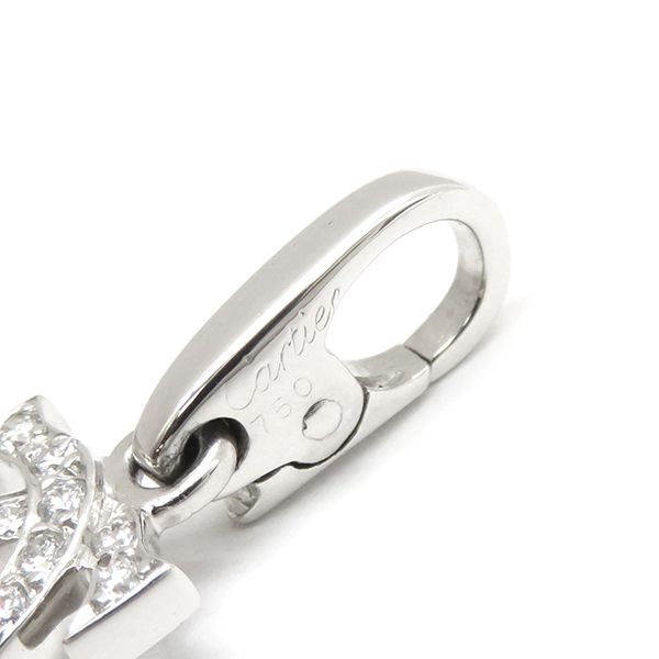 カルティエ Cartier ペンダントトップ C2 2Cチャーム ダイヤ