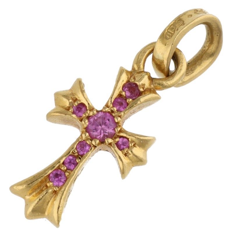 ki　CHROME HEARTS 22K CRS BBYFAT P SAP クロムハーツ 22K CRS BBYFAT P/SAP P/ベイビーファット PAVEピンク