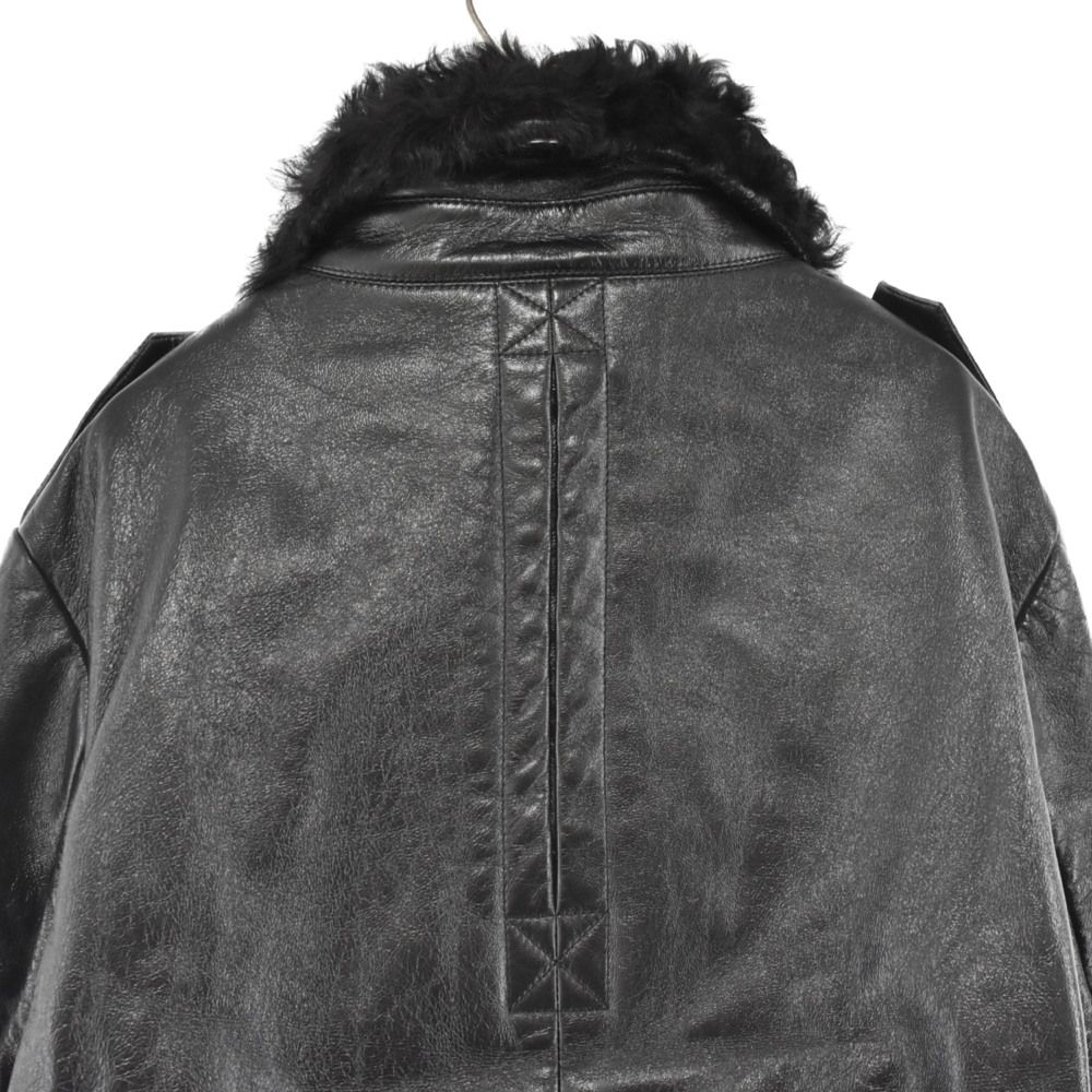 SAINT LAURENT PARIS (サンローランパリ) ムートンカラー レザー