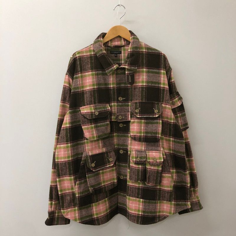 Engineered Garments エンジニアードガーメンツ 21AW EXPLORER SHIRT JACKET エクスプローラーシャツジャケット POLY WOOL PLAID ライトアウター 140-250501-kk-01-tei