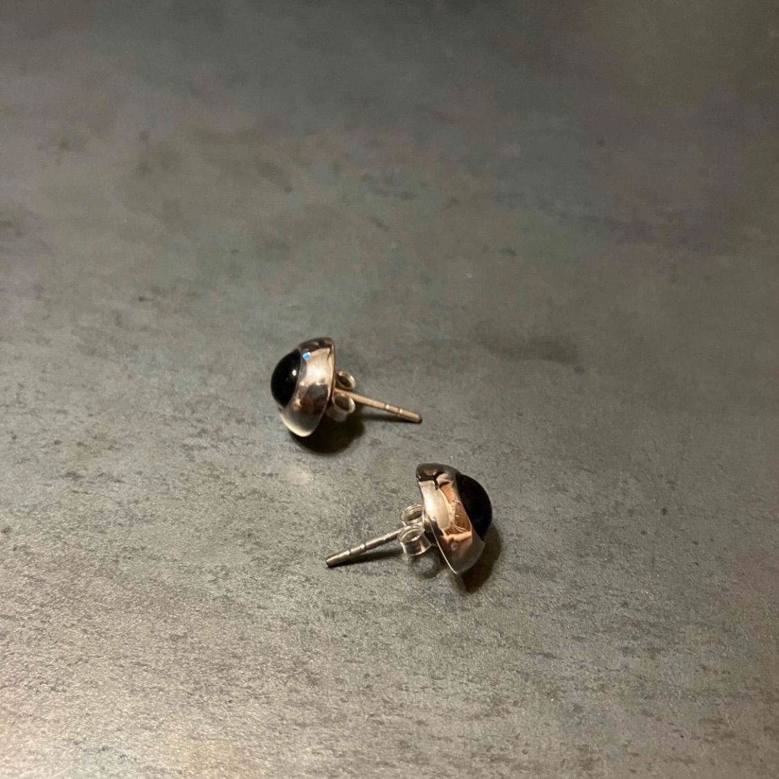 SILVER925 ONYX STUD EARRINGS /シルバー/ピアス SILVER925 ONYX STUD EARRINGS /シルバー/ピアス