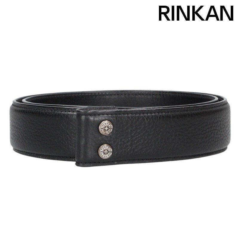 クロムハーツ 1.5 スクロールレーベルレザーベルトCHROME HEARTS クロムハーツ（Chrome Hearts）ベルト,ベルトバックル