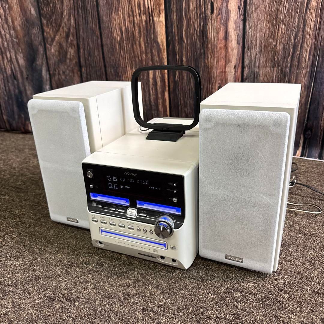Victor UX-W500 マイクロコンポーネントMDシステム ホワイト Victor