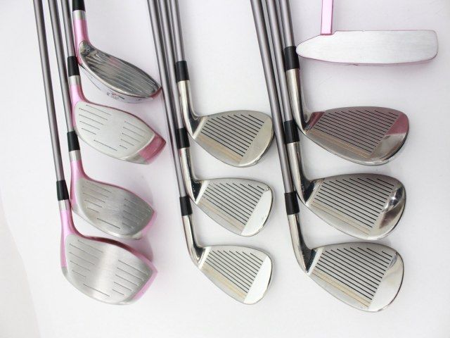 中古】 左用 レディース Cougar 33IS WG-TOUR 11本セット キャディ 