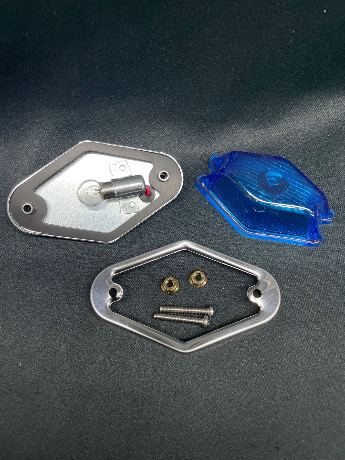 S-84 菱型マーカーランプ ブルー 2個 空 青 ひし型マーカー IS