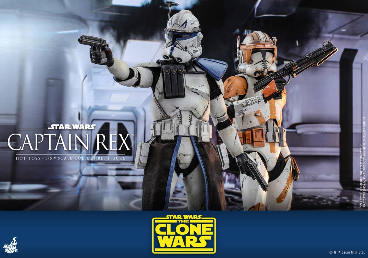 ホットトイズ 1/6 スター・ウォーズ：クローン・ウォーズ キャプテン・レックス 未開封新品 TMS018 Star Wars Captain Rex  HOTTOYS - メルカリ