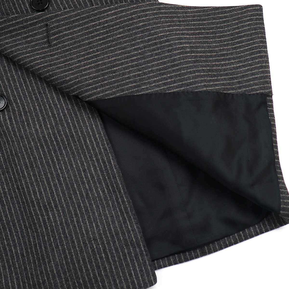 CELINE セリーヌ ストライプ ウールダブルブレストジャケット 