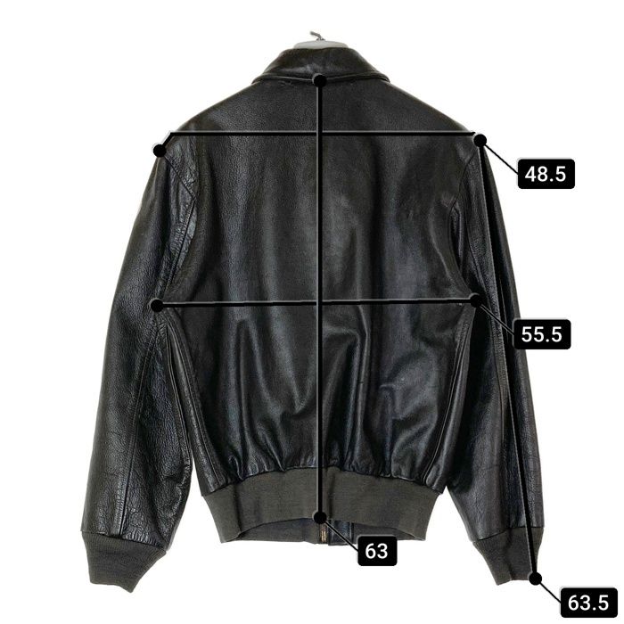 ☆US AUTHENTIC MFG CO USA製 A-2 フライトジャケット ブラウン