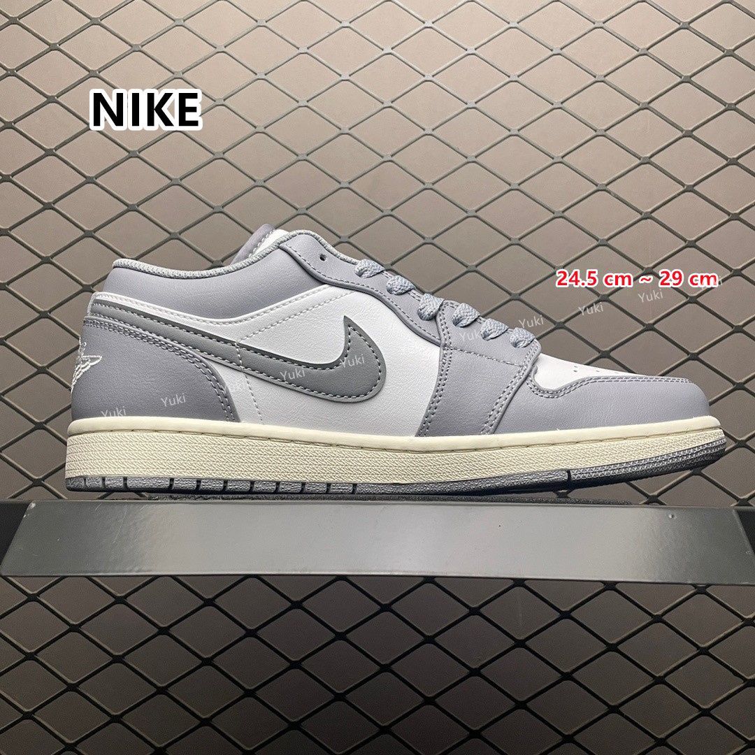 新品 未使用 NIKE AIR JORDAN 1 LOW VINTAGE GREY ナイキ エアジョーダン1 ロー ヴィンテージ グレー  553558-053 男女兼用 - メルカリ