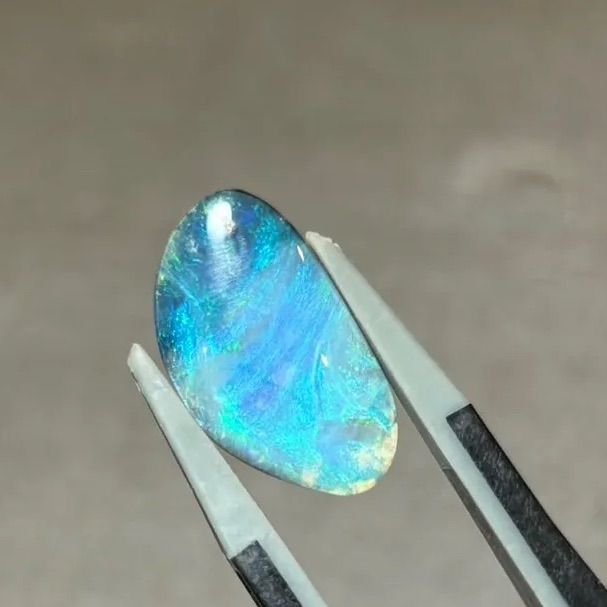 K10天然ボルダーオパールリング1.03ct☆17号☆オーストラリア産