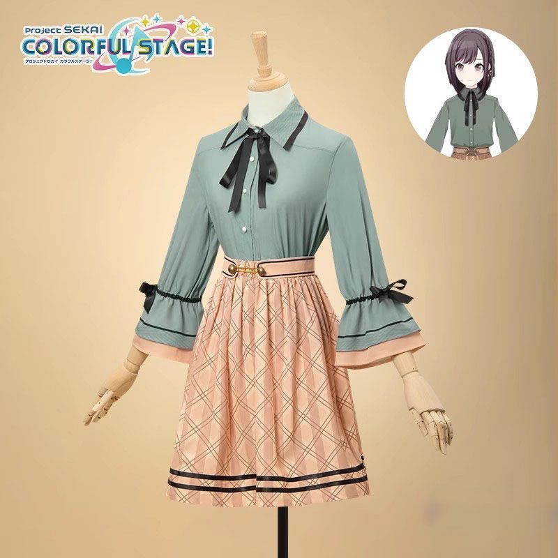 コスプレ衣装 プロセカ? 東雲絵名 しののめ えな 風 私服風コーデ4点セット S〜3XL対応 常コスにもおすすめ◎