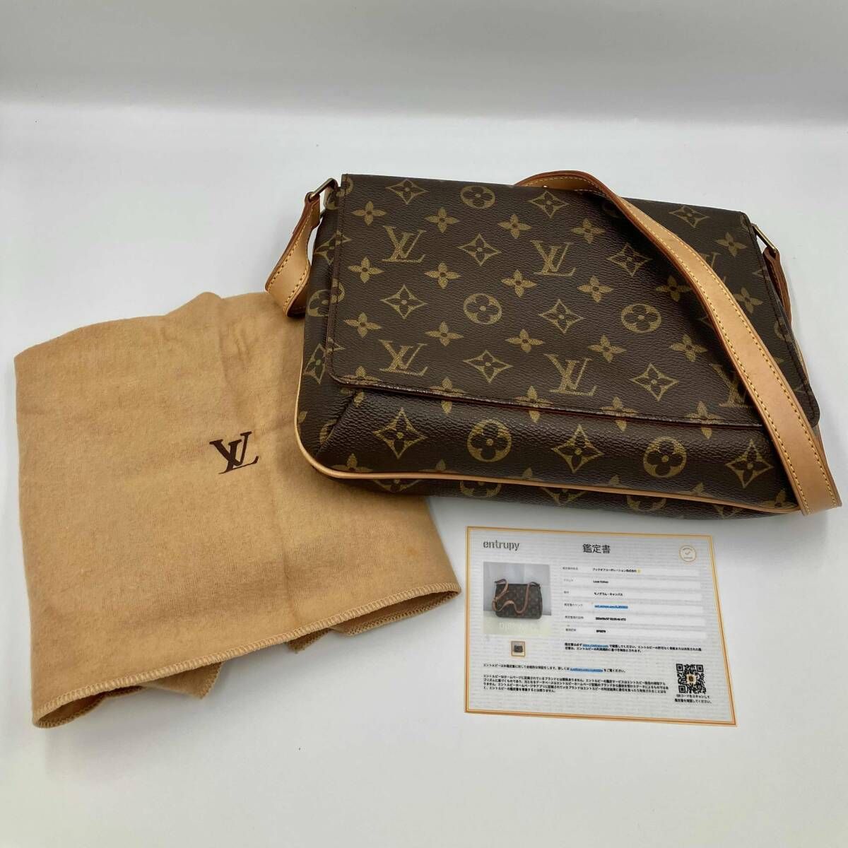 美品】ルイヴィトン LOUIS VUITTON モノグラム ミュゼットタンゴ