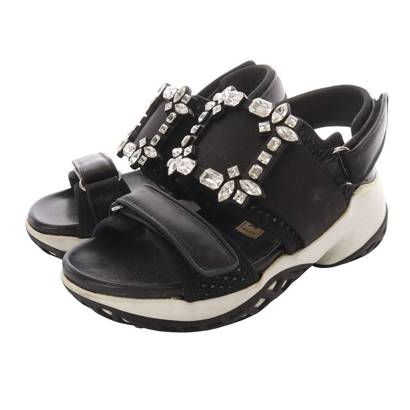 ロジェヴィヴィエ ROGER VIVIER VIV RUN ヴィヴラン ストラス
