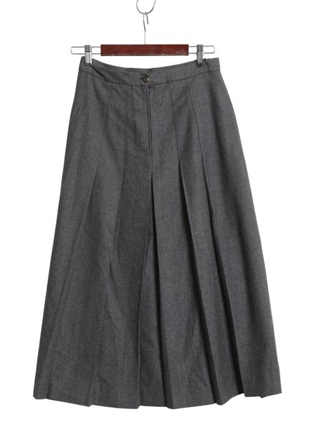 なクーポン配布中! 80s ラルフローレン ロング プリーツ スカート レディース S ヴィンテージ ポロ ウール 無地 マキシ丈 ロング丈 シンプル きれいめ グレー SIROKUMA-CORPORATION_COM