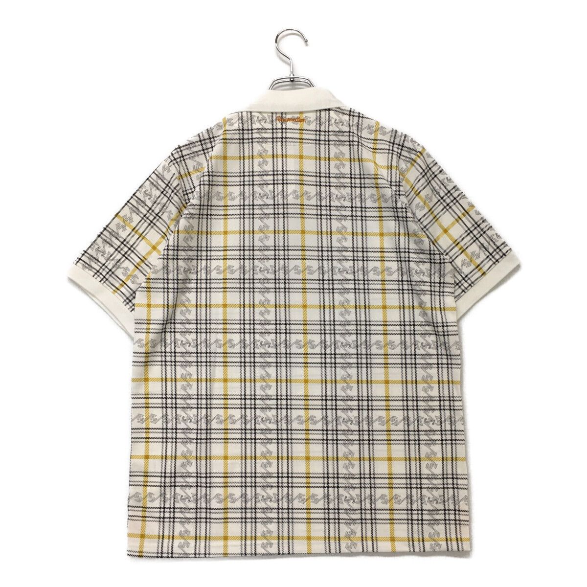 coco 未使用品 レザレクション Resurrection メンズ 半袖ポロシャツ XL 白 ホワイト 2023春夏モデル 未使用品 メンズ レザレクション Resurrection 半袖ポロシャツ