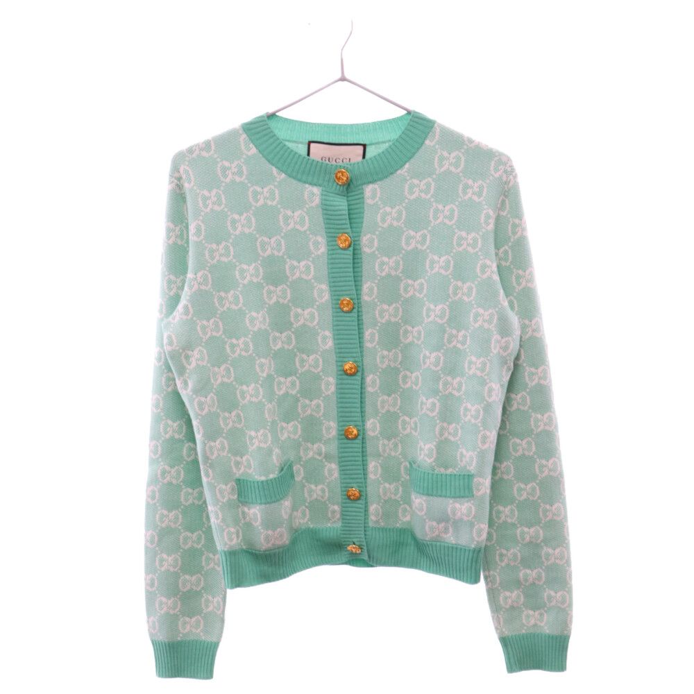 グッチ 629452 XKBHQ レディース カーディガン GUCCI (グッチ) 22SS Full Cotton Wool Cardigan 629452 XKBHQ GG