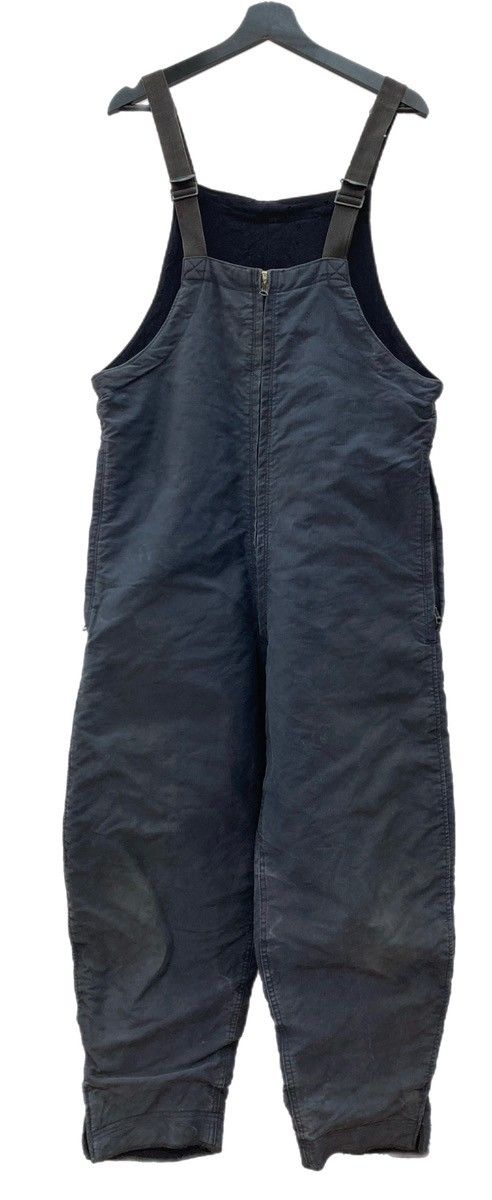 ミリタリー Military 40 s NAVY DEPARTMENT N-1 デッキパンツ 初期 サイドジップ TALON 紺 無地 つなぎ オーバーオール ネイビー Mサイズ 104MB-111